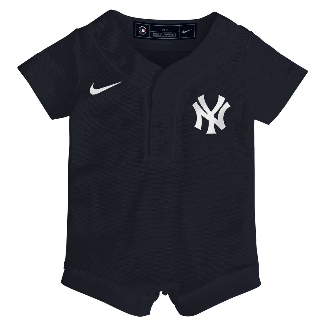 New York Yankees Nike Infant Alternate Replica Romper Jersey - Navy | MLB Fan Gear