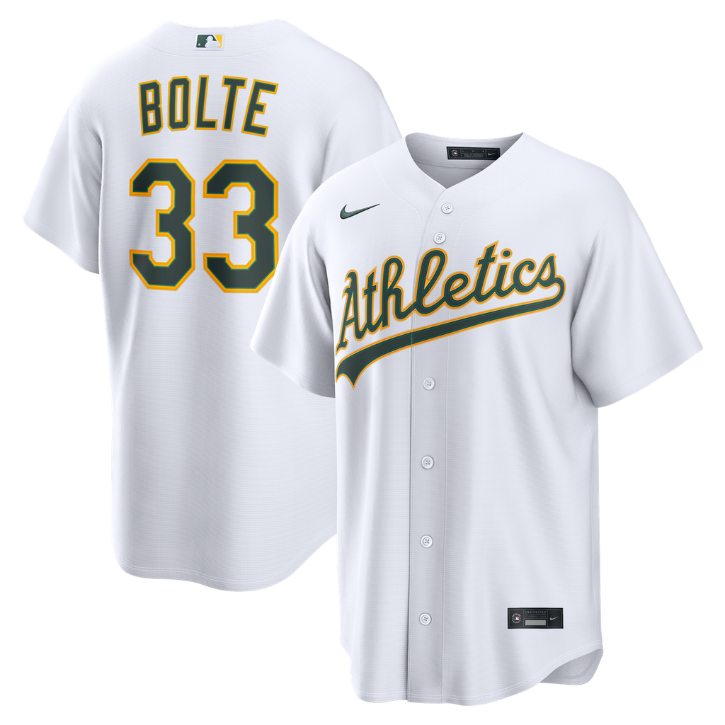 Henry Bolte Athletics Nike Home Replica Jersey - White | MLB Fan Gear