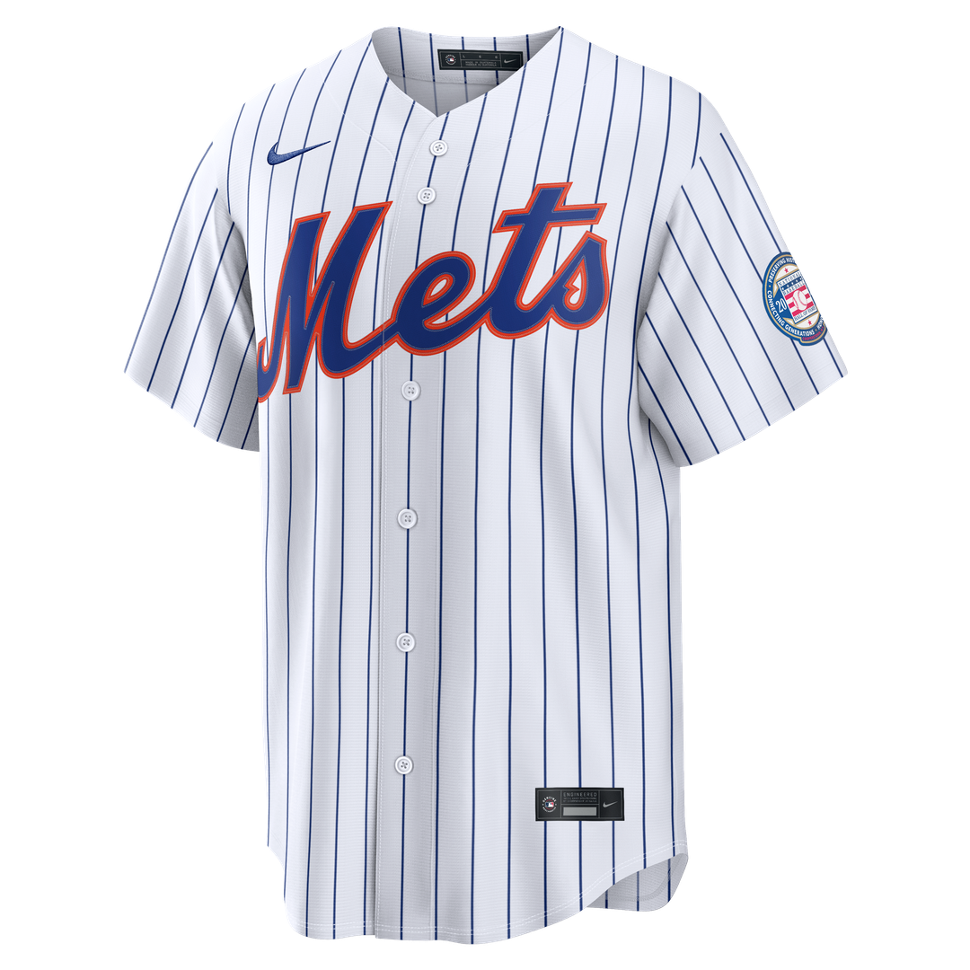 Carlos Beltran New York Mets Nike Home Replica 2026 Hall of Fame Patch Jersey - White | MLB Fan Gear