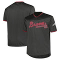 Atlanta Braves Profile Big & Tall Pop Fashion Jersey - Charcoal | MLB Fan Gear