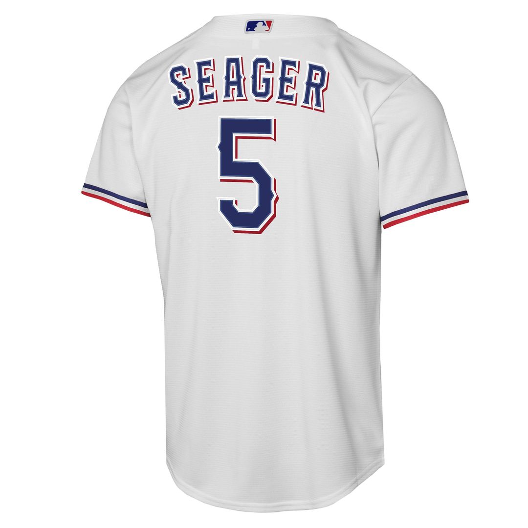 Corey Seager Texas Rangers Nike Youth Home Replica Player Jersey - White | MLB Fan Gear