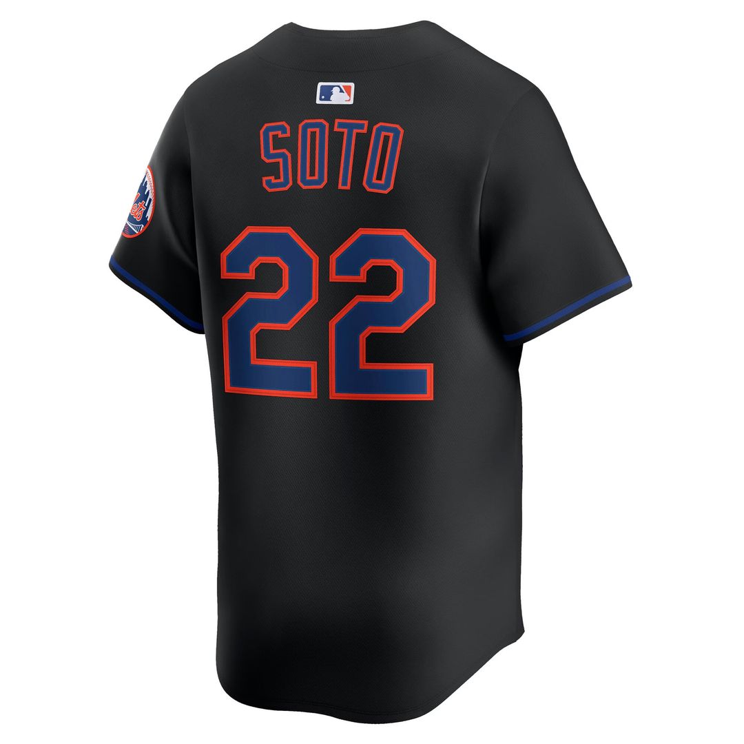 Juan Soto New York Mets Nike Alternate Limited Player Jersey - Black | MLB Fan Gear