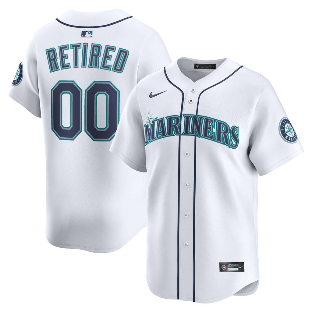 Seattle Mariners Nike Home Limited Pick-A-Player Retired Roster Jersey - White | MLB Fan Gear