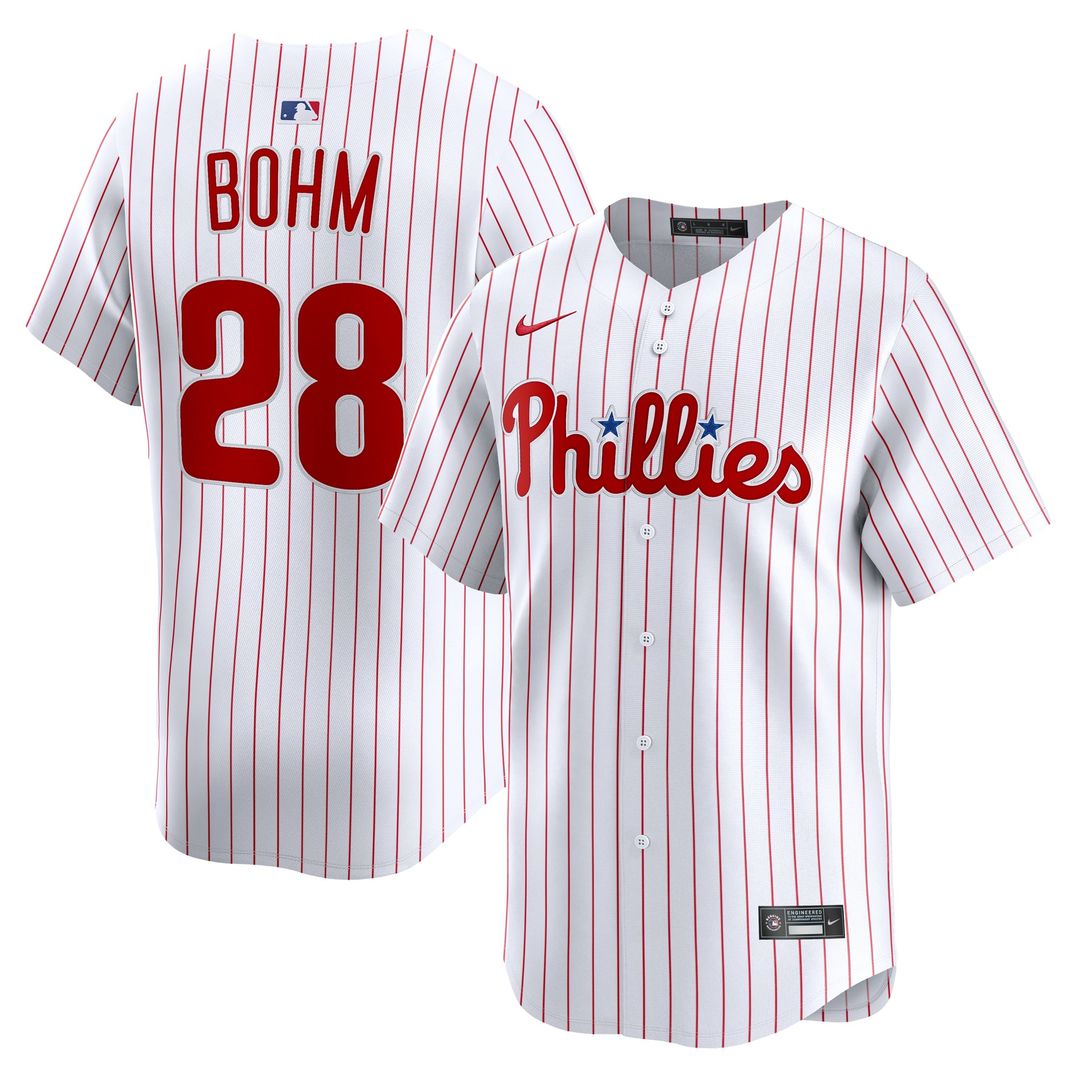 Alec Bohm Philadelphia Phillies Nike Home Limited Player Jersey - White | MLB Fan Gear