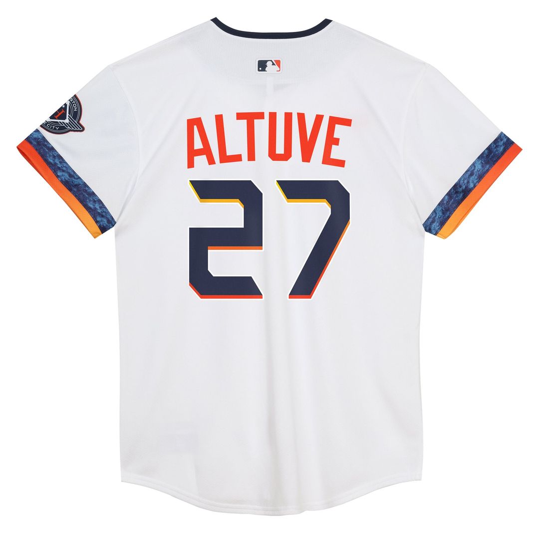 Jose Altuve Houston Astros Nike Preschool 2025 City Connect Limited Player Jersey - White | MLB Fan Gear