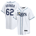 Jonathan Aranda Tampa Bay Rays Nike Home Replica Jersey - White | MLB Fan Gear