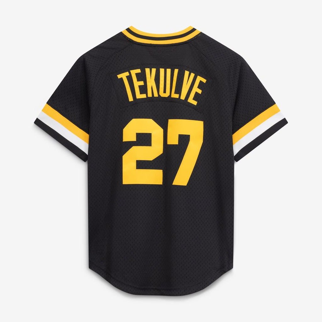 Kent Tekulve Pittsburgh Pirates Mitchell & Ness Authentic Batting Practice Jersey - Black | MLB Fan Gear