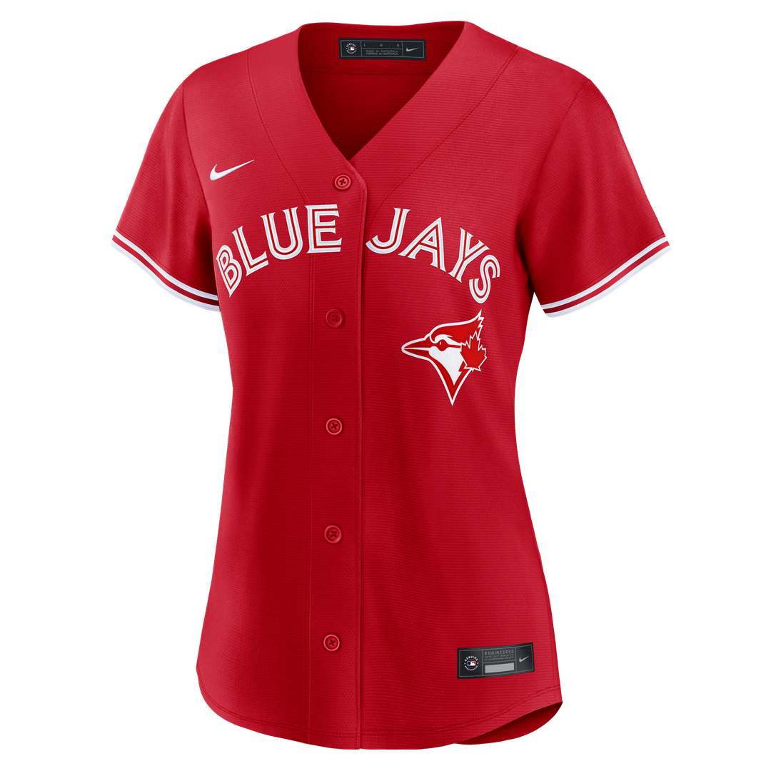 Toronto Blue Jays Nike Women's Alternate Replica Jersey - Red | MLB Fan Gear