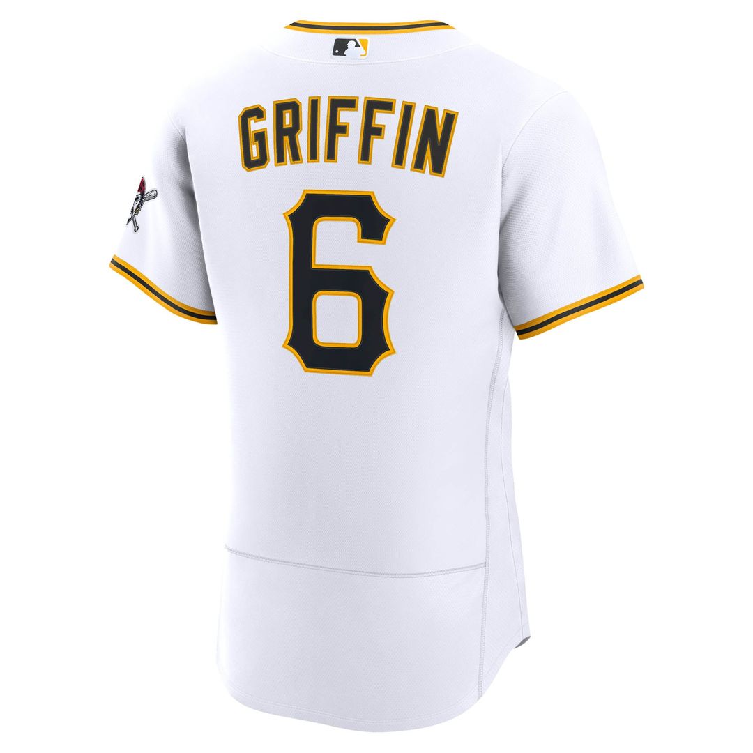Konnor Griffin Pittsburgh Pirates Nike Home Authentic Jersey - White | MLB Fan Gear