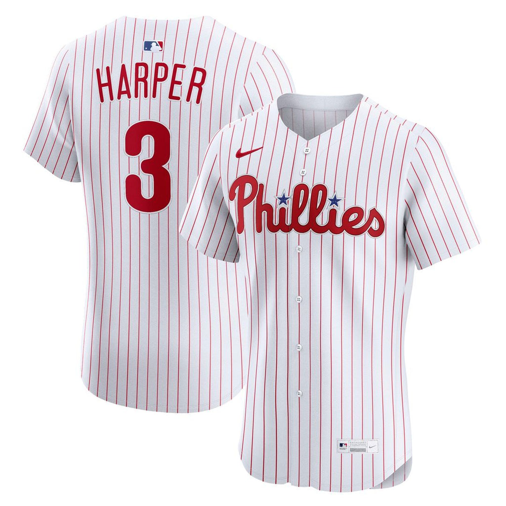 Bryce Harper Philadelphia Phillies Nike Home Elite Jersey - White | MLB Fan Gear