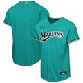 Miami Marlins Nike Youth Alternate Replica Jersey - Teal | MLB Fan Gear