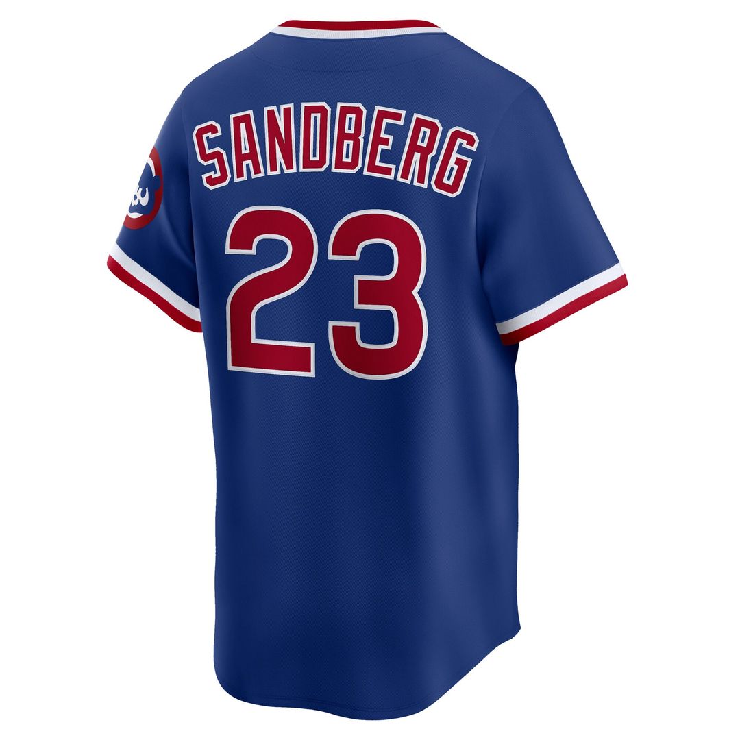 Ryne Sandberg Chicago Cubs Nike Throwback Cooperstown Collection Limited Jersey - Royal | MLB Fan Gear