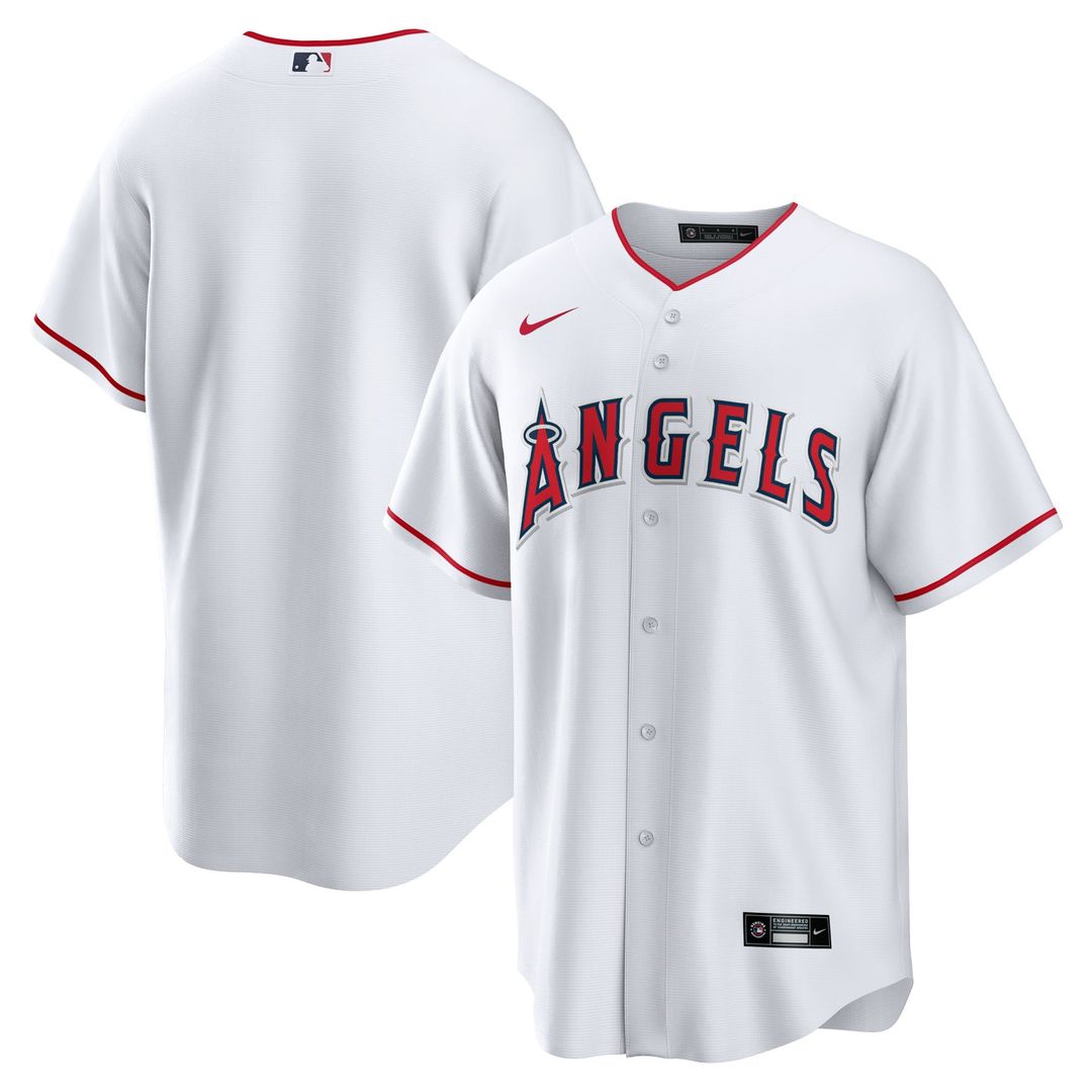 Los Angeles Angels Nike Home Blank Replica Jersey - White | MLB Fan Gear