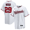 James Wood Washington Nationals Nike Home Replica Jersey - White | MLB Fan Gear