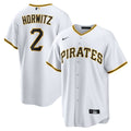 Spencer Horwitz Pittsburgh Pirates Nike Home Replica Jersey - White | MLB Fan Gear