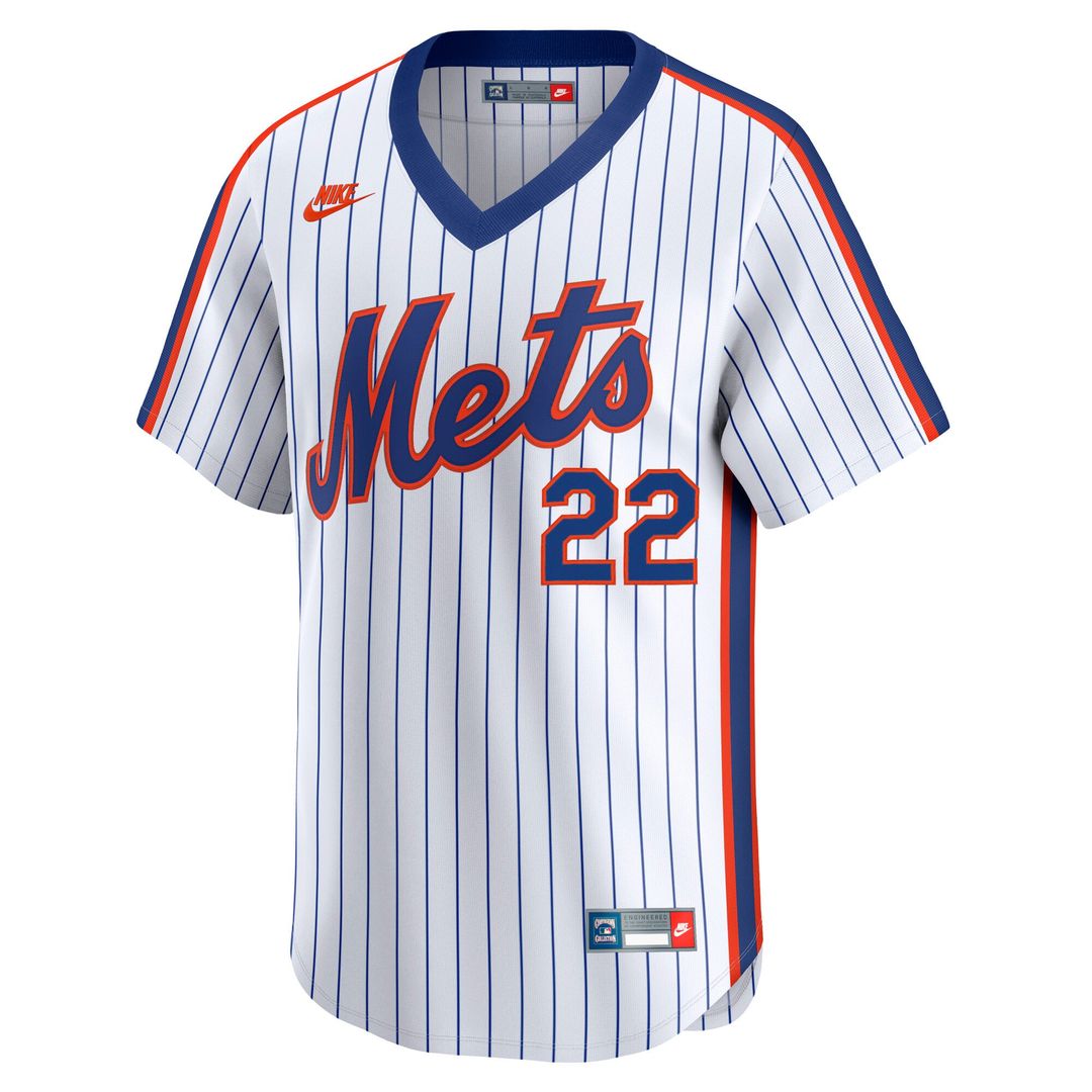 Juan Soto New York Mets Nike Cooperstown Collection Limited 40th Anniversary Jersey - White | MLB Fan Gear