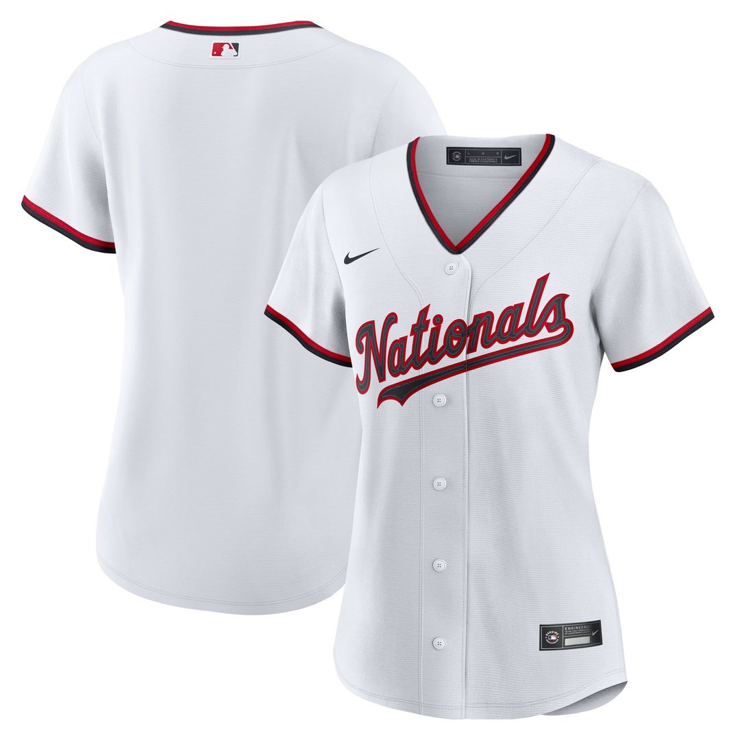 Washington Nationals Nike Women's Home Replica 2.0 Jersey - White | MLB Fan Gear