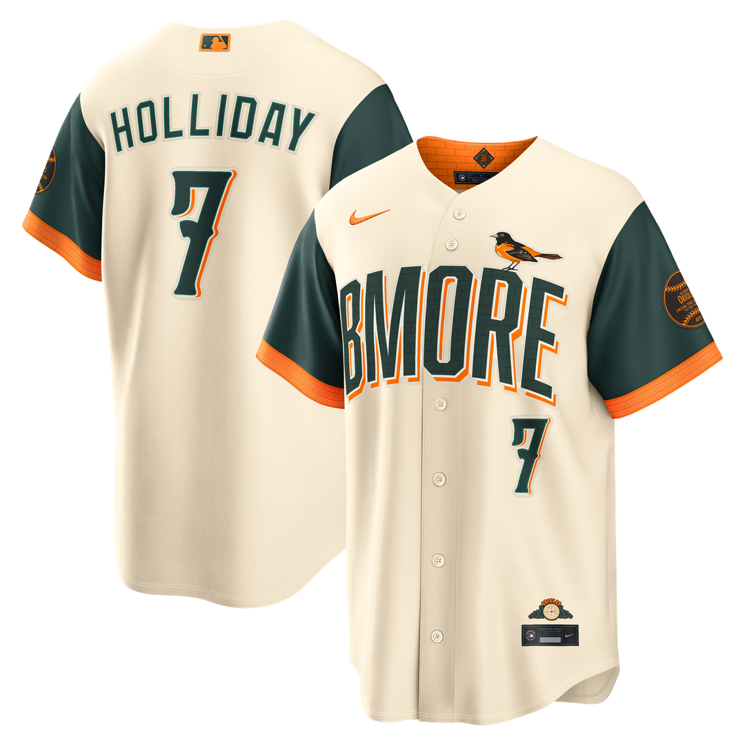 Jackson Holliday Baltimore Orioles Nike 2026 City Connect Stadium Jersey - Cream | MLB Fan Gear