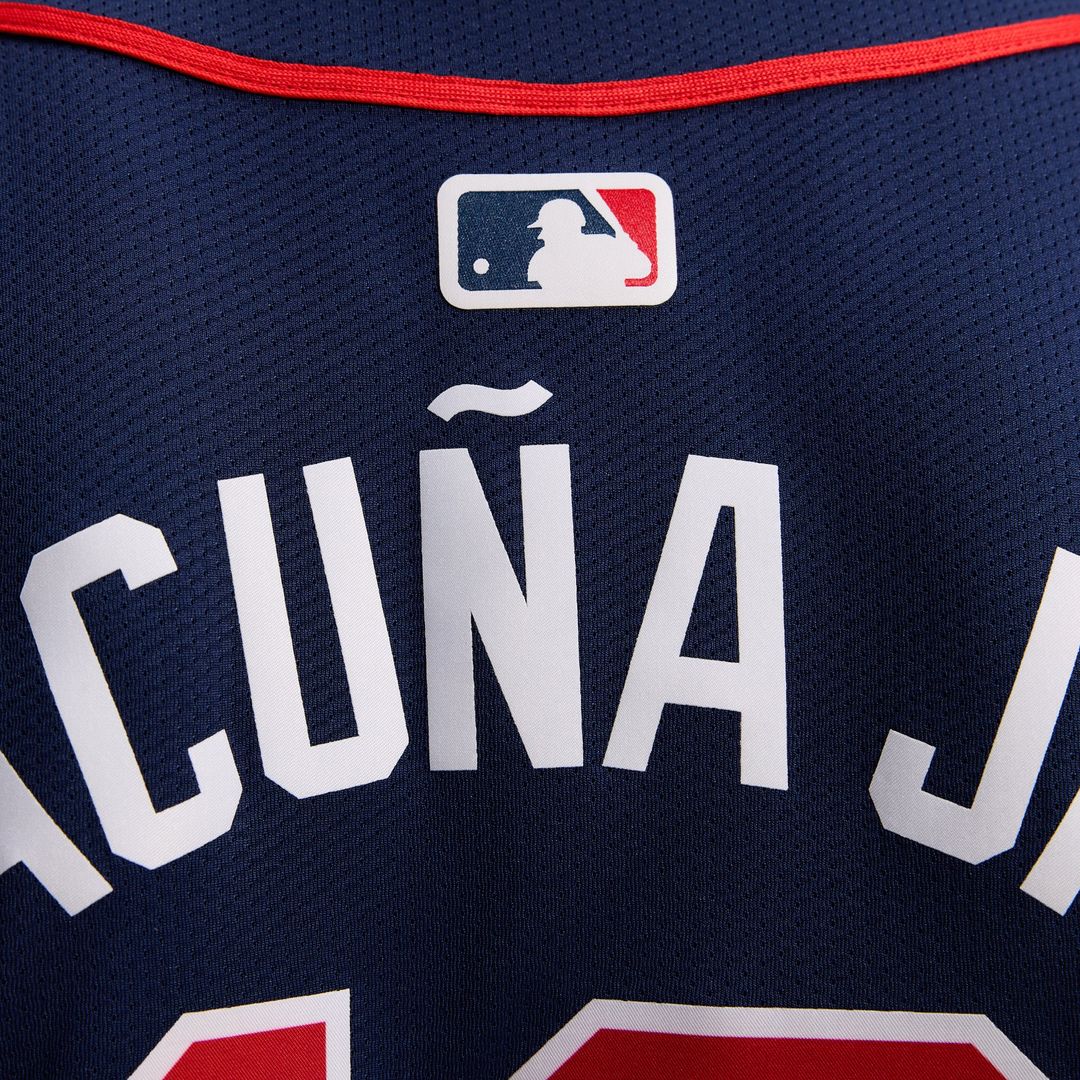 Ronald Acuña Jr. Atlanta Braves Nike Women's Alternate Limited Player Jersey – Navy | MLB Fan Gear