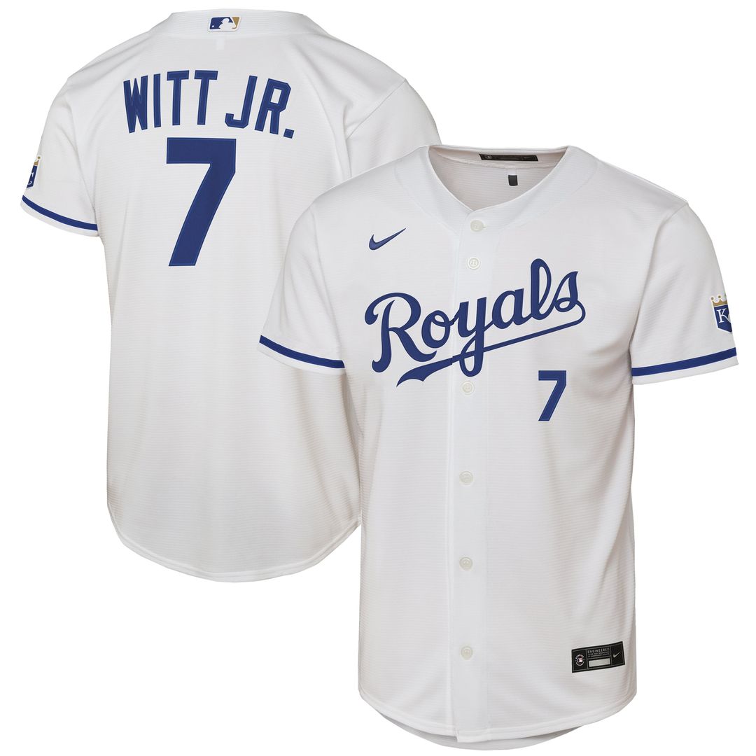 Bobby Witt Jr. Kansas City Royals Nike Youth Alternate Stadium Jersey - Light Blue | MLB Fan Gear