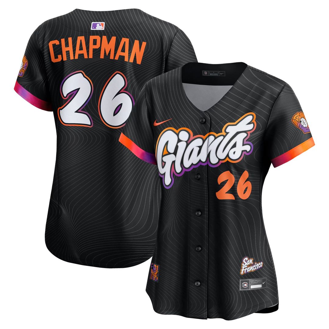 Matt Chapman San Francisco Giants Nike Women's 2025 City Connect Limited Jersey - Anthracite | MLB Fan Gear