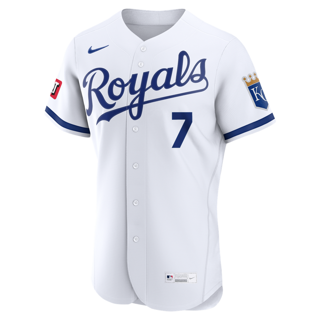 Bobby Witt Jr. Kansas City Royals Nike Alternate Authentic Sponsor Patch Jersey - Light Blue | MLB Fan Gear