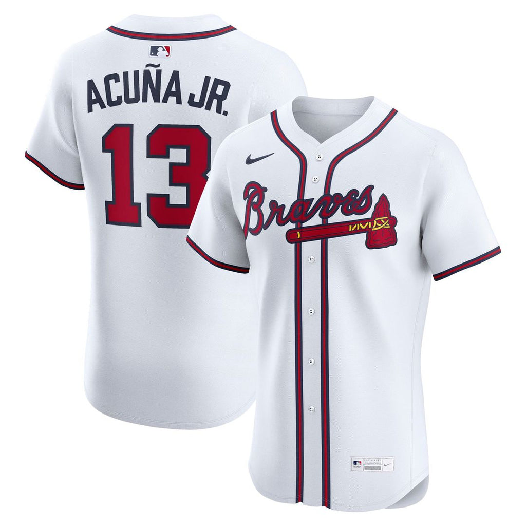 Ronald Acuña Jr. Atlanta Braves Nike Home Elite Player Jersey - White | MLB Fan Gear