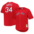 David Ortiz Boston Red Sox Mitchell & Ness Big & Tall Cooperstown Mesh Batting Practice Jersey - Red | MLB Fan Gear