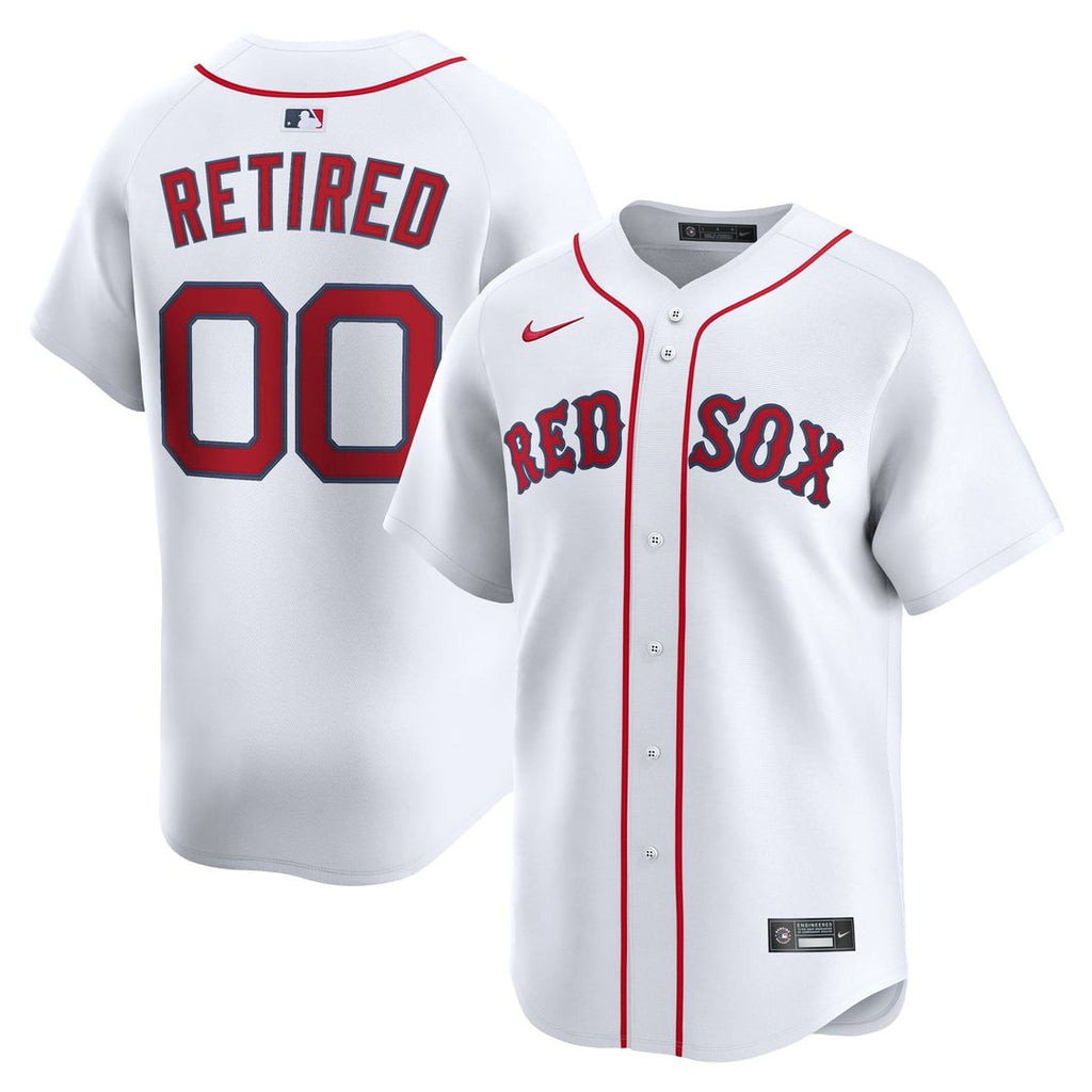 Boston Red Sox Nike Home Limited Pick-A-Player Retired Roster Jersey - White | MLB Fan Gear