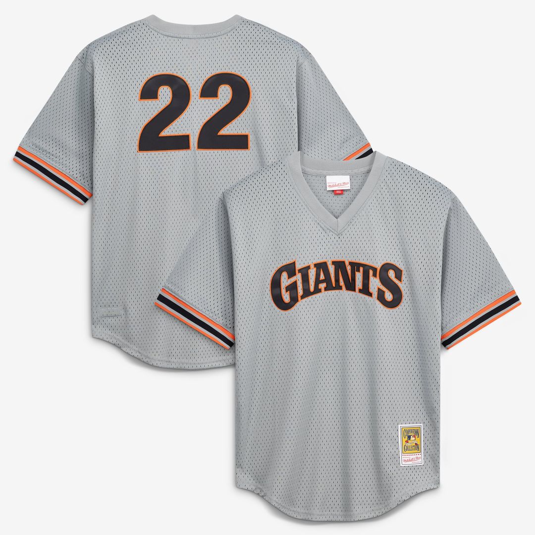 Will Clark San Francisco Giants Mitchell & Ness Authentic Batting Practice Jersey - Gray | MLB Fan Gear