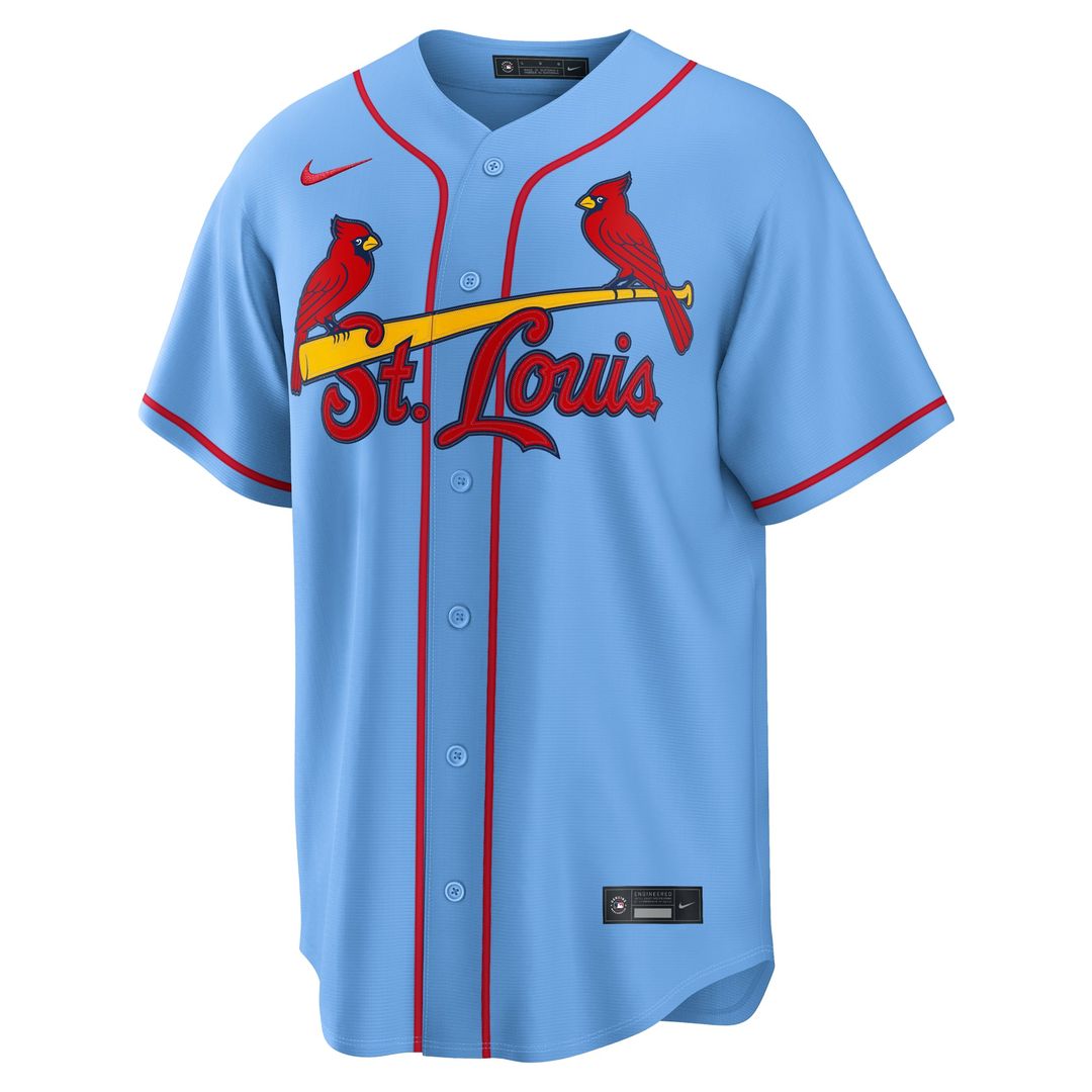 Lars Nootbaar St. Louis Cardinals Nike Alternate Replica Jersey - Light Blue | MLB Fan Gear