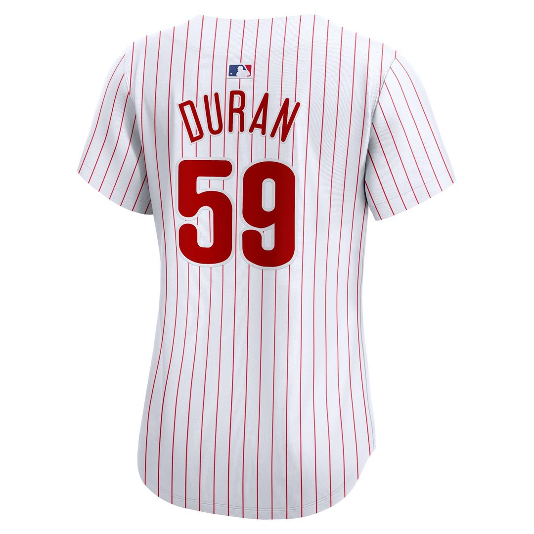 Jhoan Duran Philadelphia Phillies Nike Women's Home Limited Player Jersey - White | MLB Fan Gear