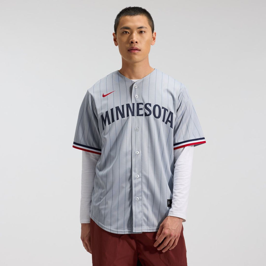 Minnesota Twins Nike Road Replica Team Jersey - Gray | MLB Fan Gear