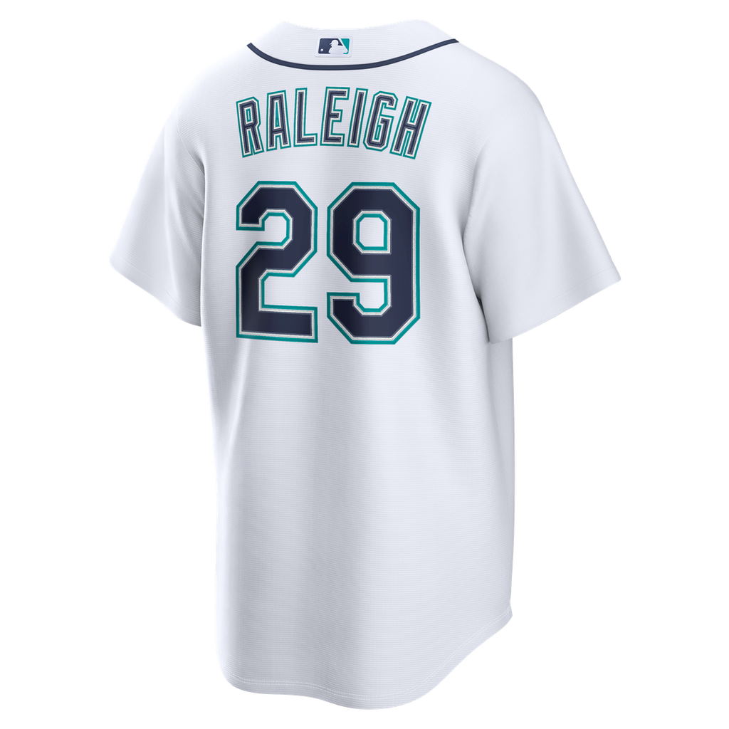 Cal Raleigh Seattle Mariners Nike Home Replica Jersey - White | MLB Fan Gear