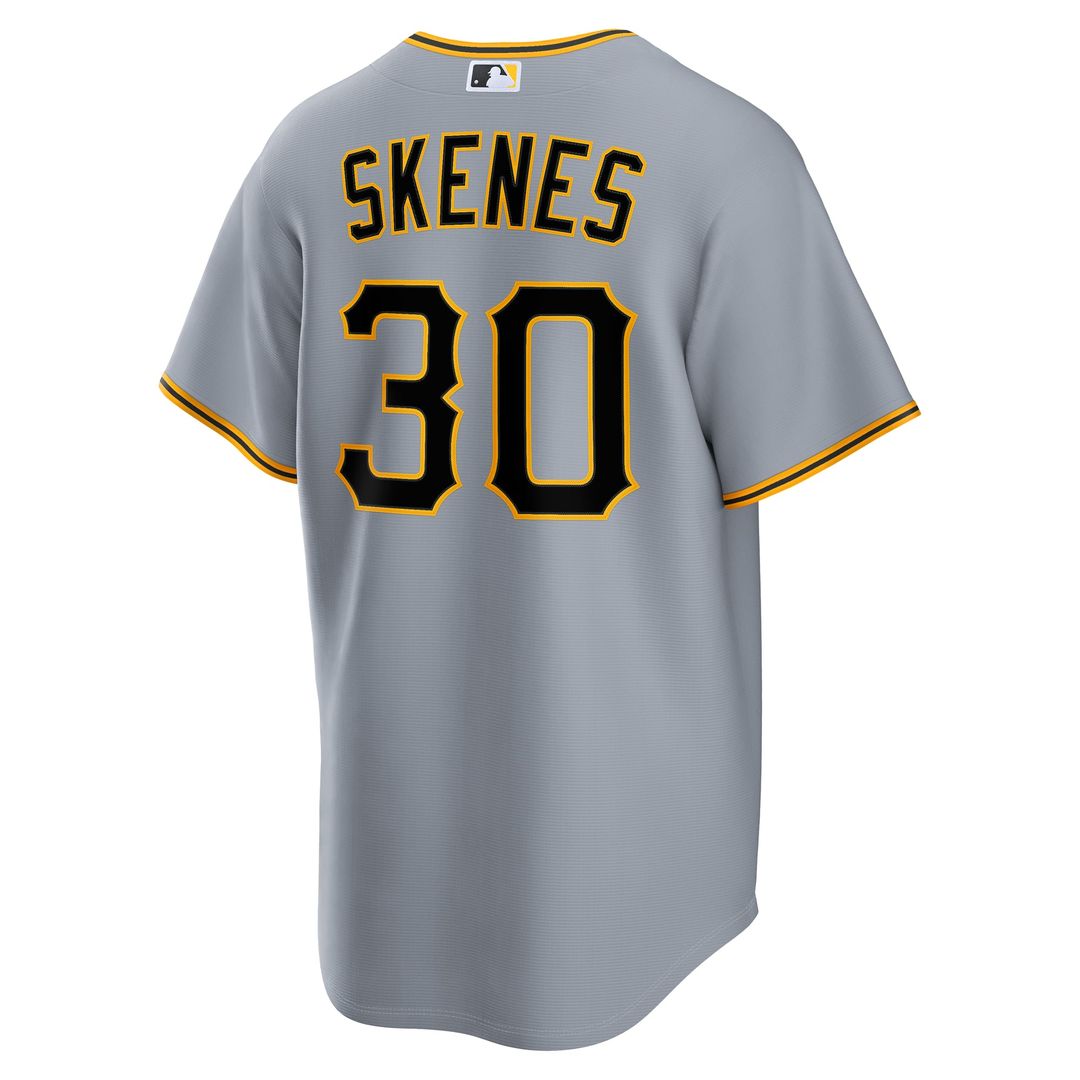Paul Skenes Pittsburgh Pirates Nike Road Replica Jersey - Gray | MLB Fan Gear