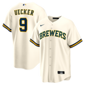 Bob Uecker Milwaukee Brewers Nike Home Retired Player Replica Jersey - Cream | MLB Fan Gear