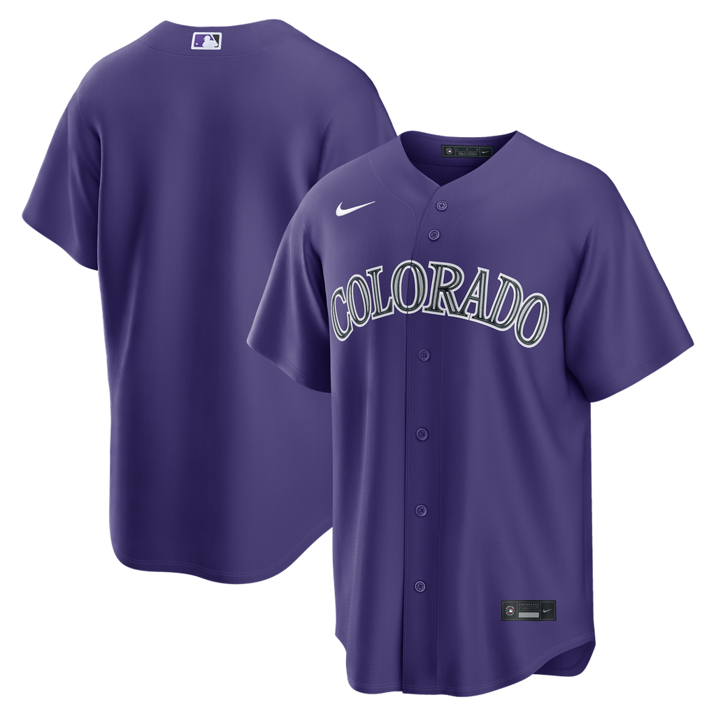Colorado Rockies Nike Alternate Replica Jersey - Purple | MLB Fan Gear