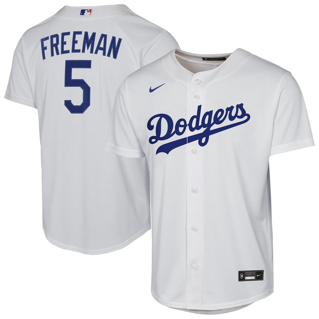 Freddie Freeman Los Angeles Dodgers Nike Youth Home Replica Player Jersey - White | MLB Fan Gear