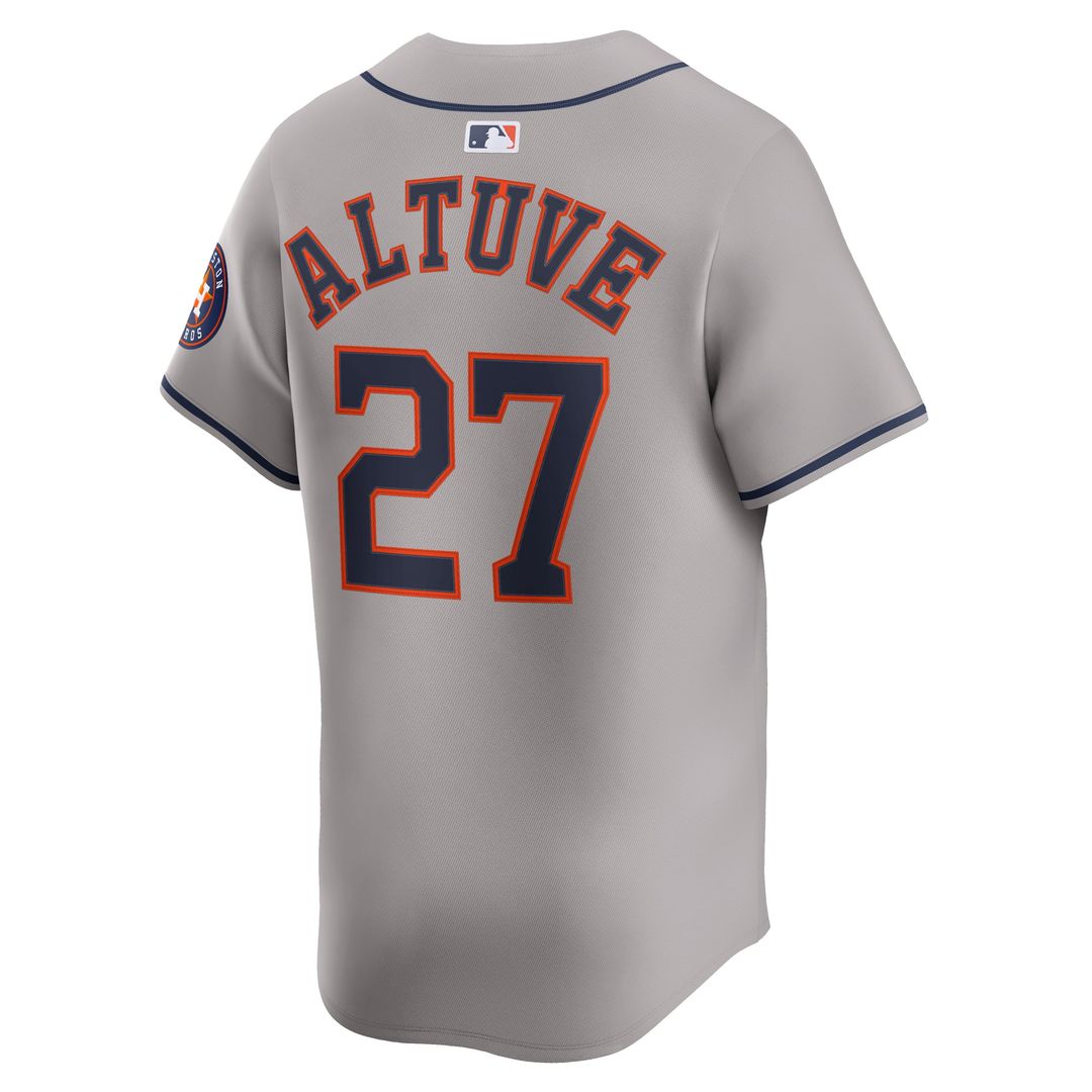 Jose Altuve Houston Astros Nike Road Limited Player Jersey - Gray | MLB Fan Gear