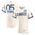 Freddie Freeman Los Angeles Dodgers Nike City Connect Authentic Sponsor Patch Jersey - Cream | MLB Fan Gear