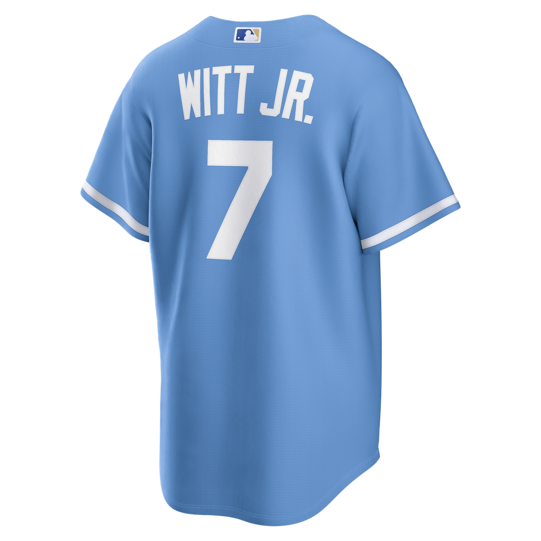 Bobby Witt Jr. Kansas City Royals Nike Alternate Replica Jersey - Light Blue | MLB Fan Gear
