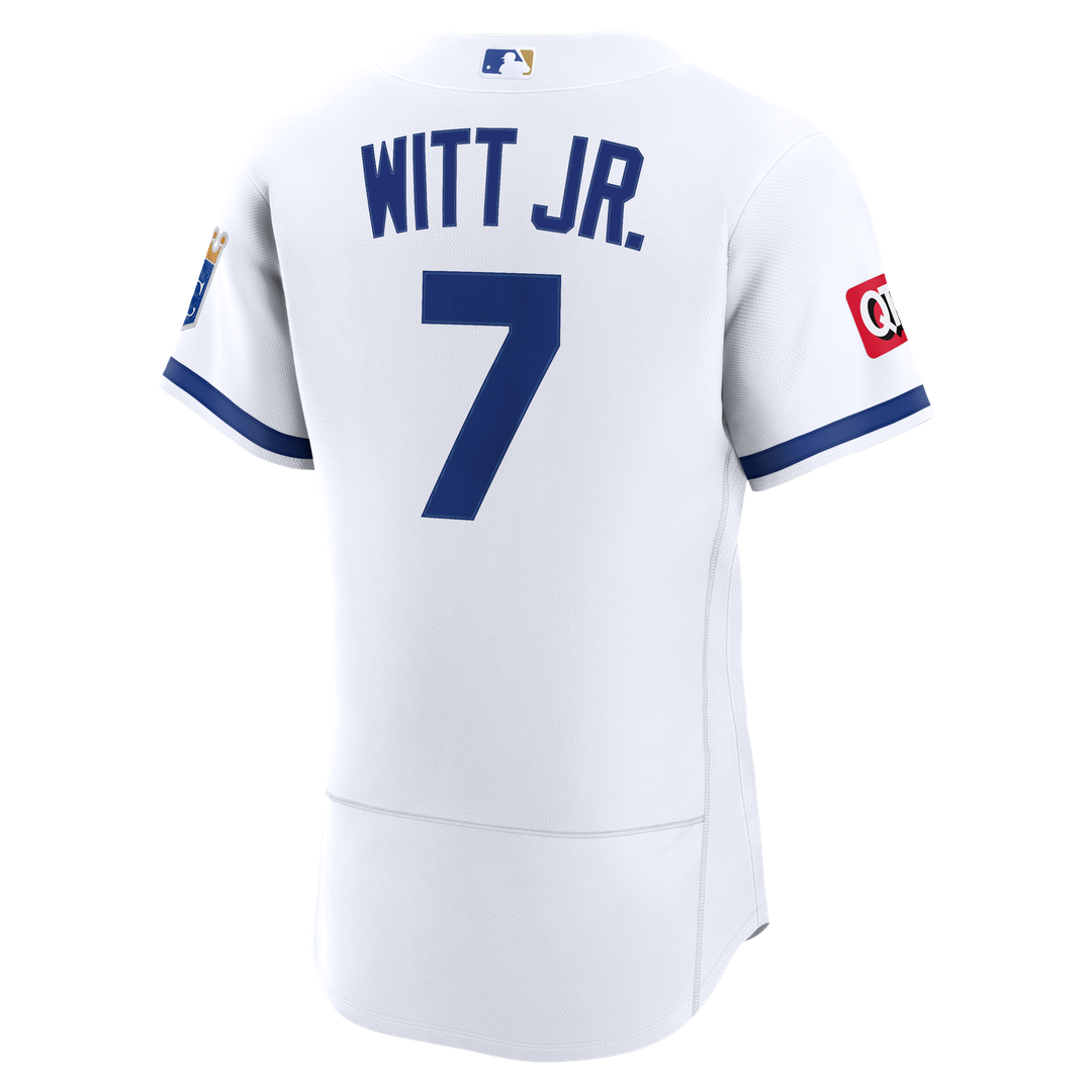 Bobby Witt Jr. Kansas City Royals Nike Alternate Authentic Sponsor Patch Jersey - Light Blue | MLB Fan Gear