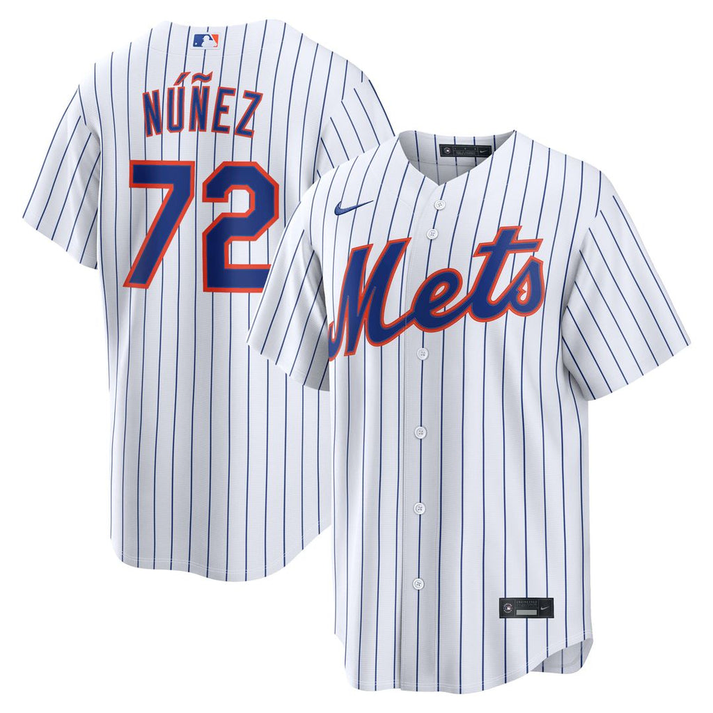 Dedniel Núñez New York Mets Nike Home Replica Jersey - White | MLB Fan Gear