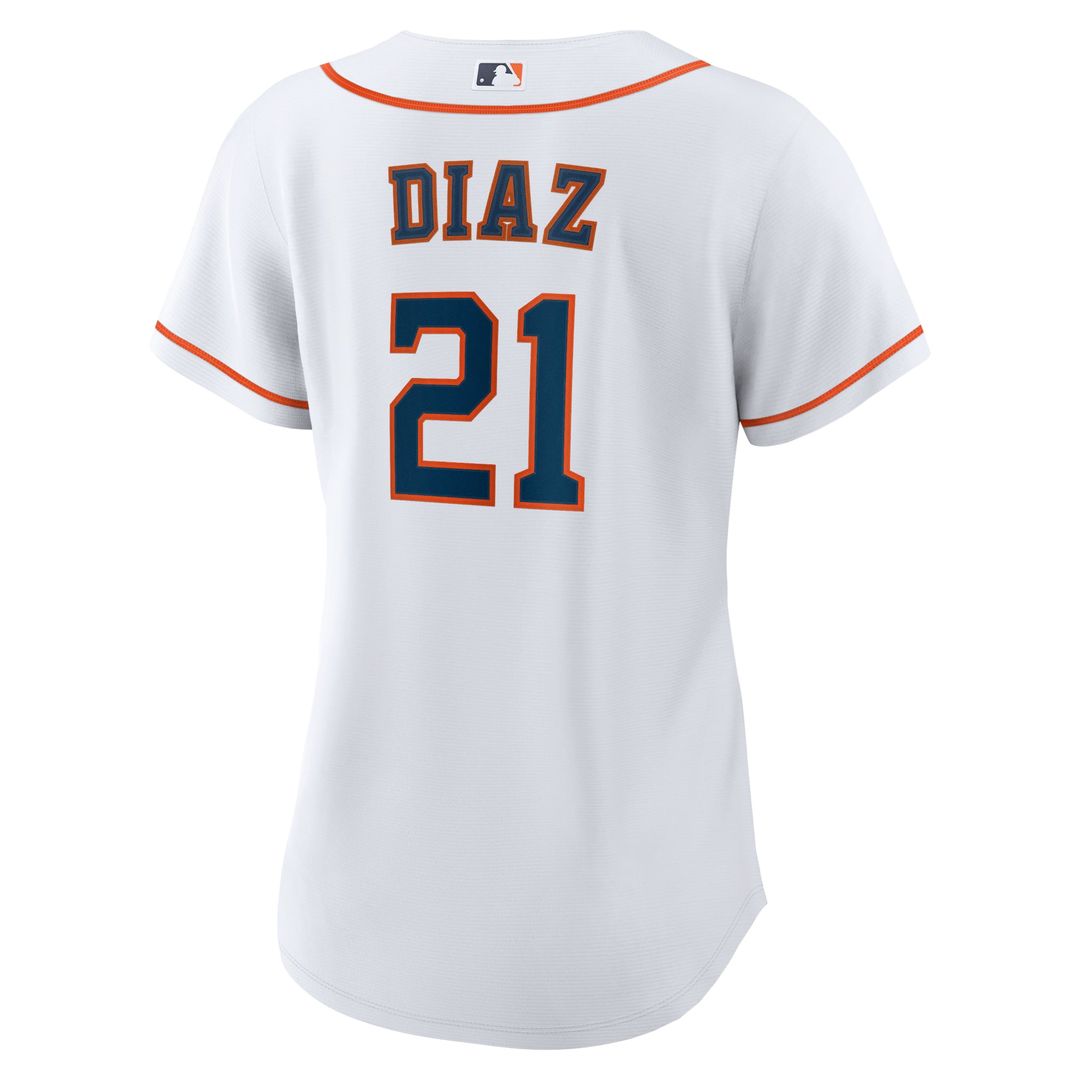 Yainer Diaz Houston Astros Nike Women's Home Replica Jersey - White | MLB Fan Gear
