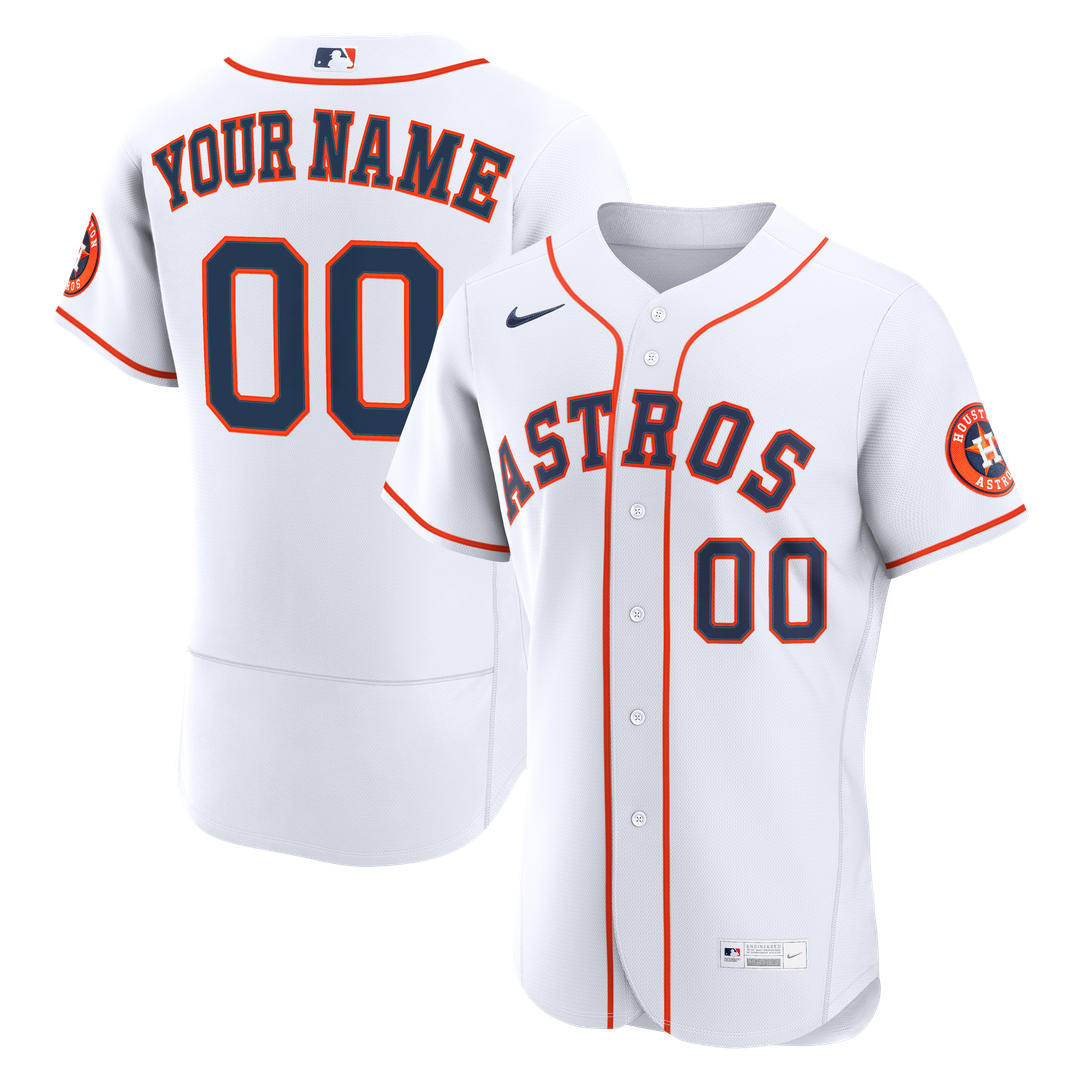 Houston Astros Nike Home Authentic Custom Jersey - White | MLB Fan Gear