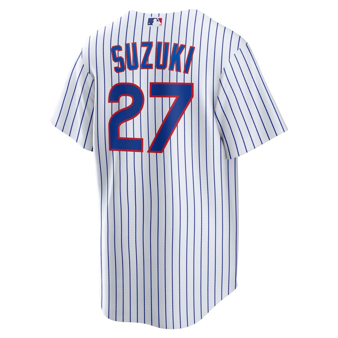 Seiya Suzuki Chicago Cubs Nike Home Replica Jersey - White | MLB Fan Gear