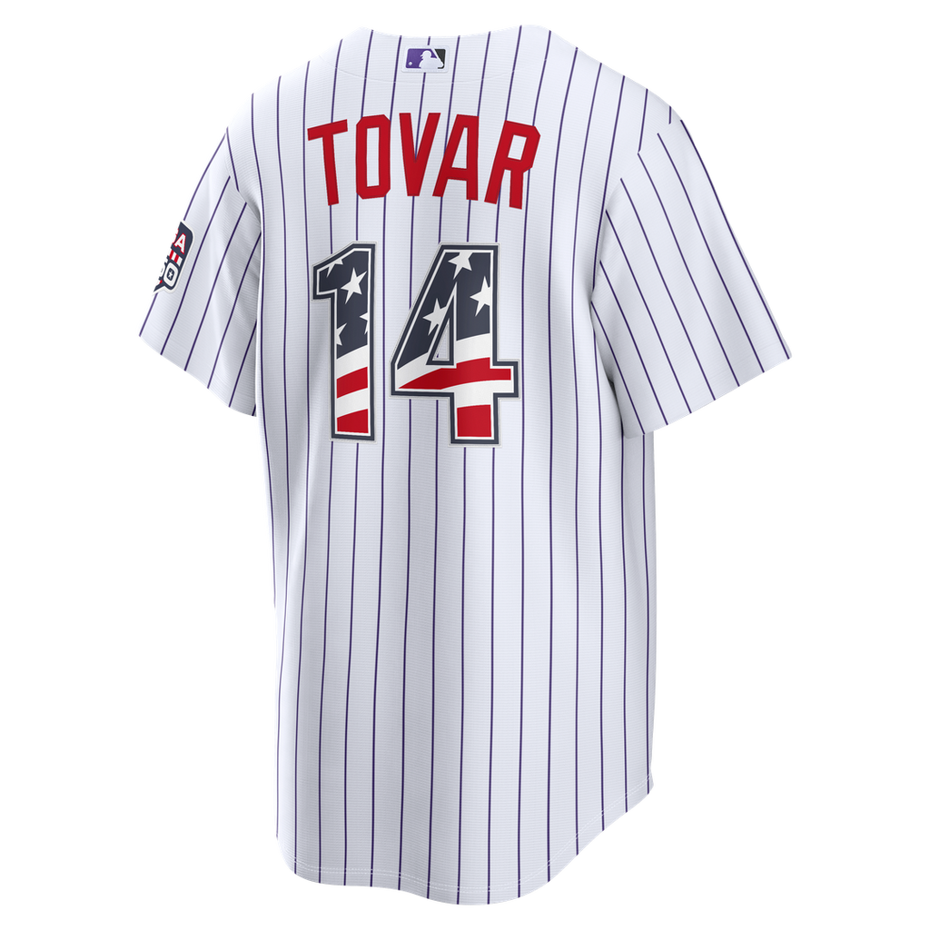 Ezequiel Tovar Colorado Rockies Nike USA 250 Fourth of July Home Stadium Jersey - White | MLB Fan Gear