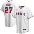 Mike Trout Los Angeles Angels Nike Youth Alternate Replica Player Jersey - White | MLB Fan Gear