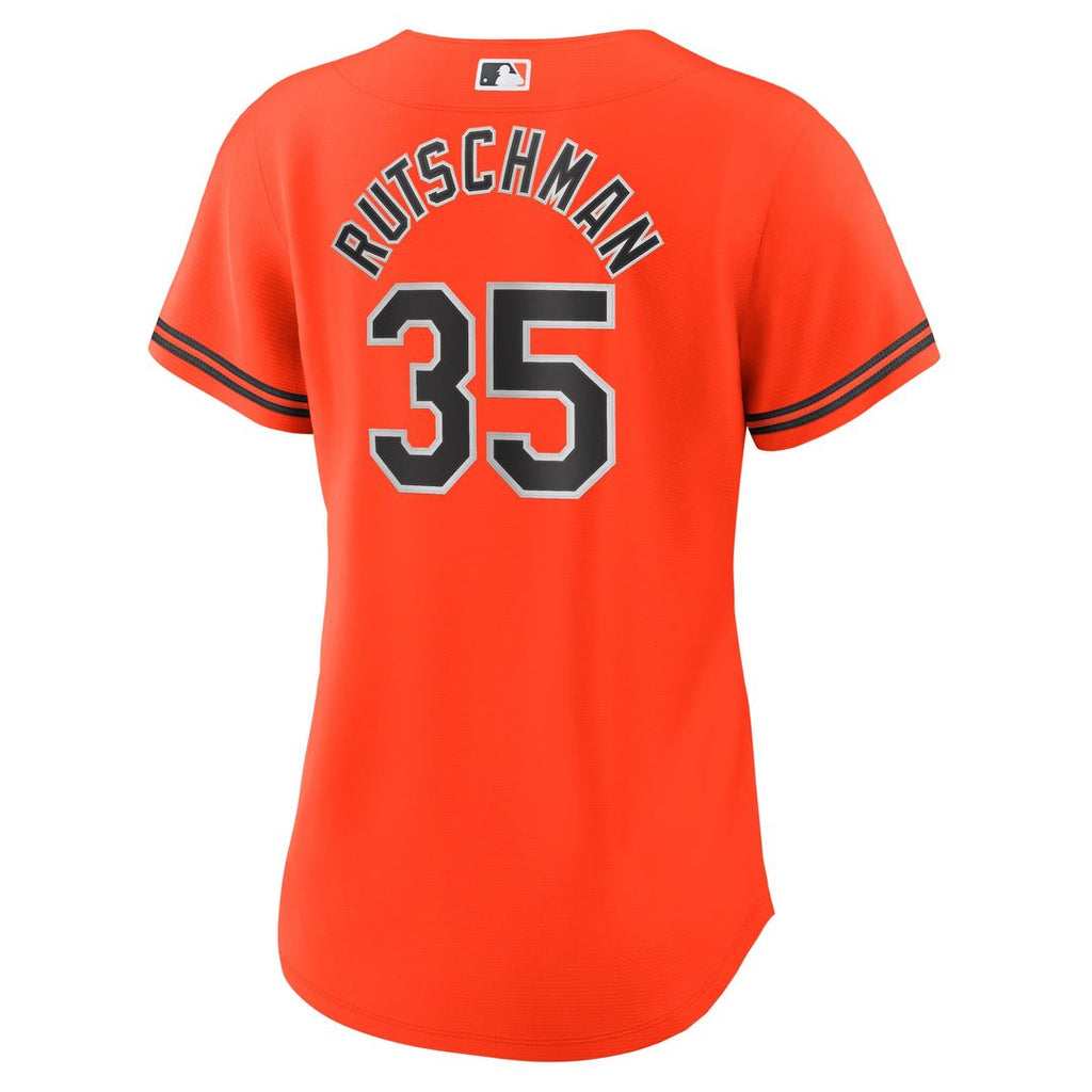 Adley Rutschman Baltimore Orioles Nike Women's Alternate Replica Player Jersey - Orange | MLB Fan Gear