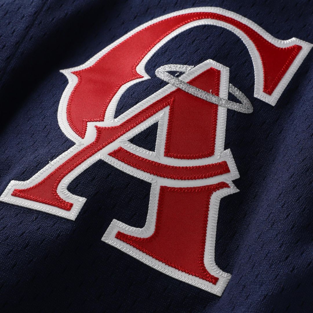 Bo Jackson California Angels Mitchell & Ness Cooperstown Collection Mesh Batting Practice Button-Up Jersey - Navy | MLB Fan Gear